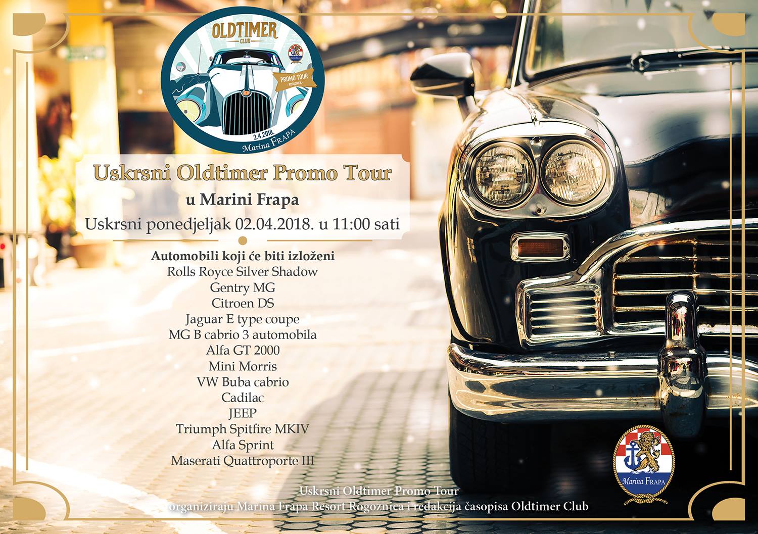 Easter in Frapa: Easter Oldtimer Promo Tour 2018.